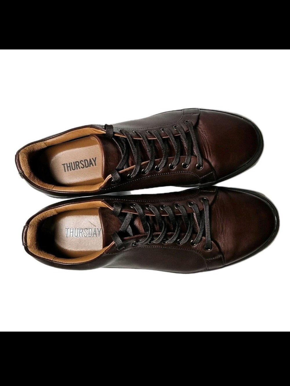 Thursday Boot Co. Men Sz 12.5 Old English Brown Leather Premier Low Top Sneakers - Picture 9 of 13
